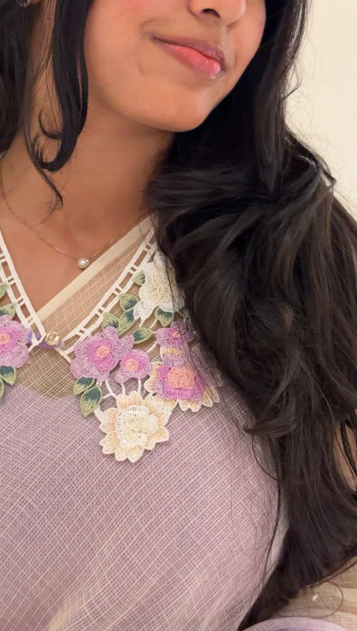 Lavender Dream kota saree