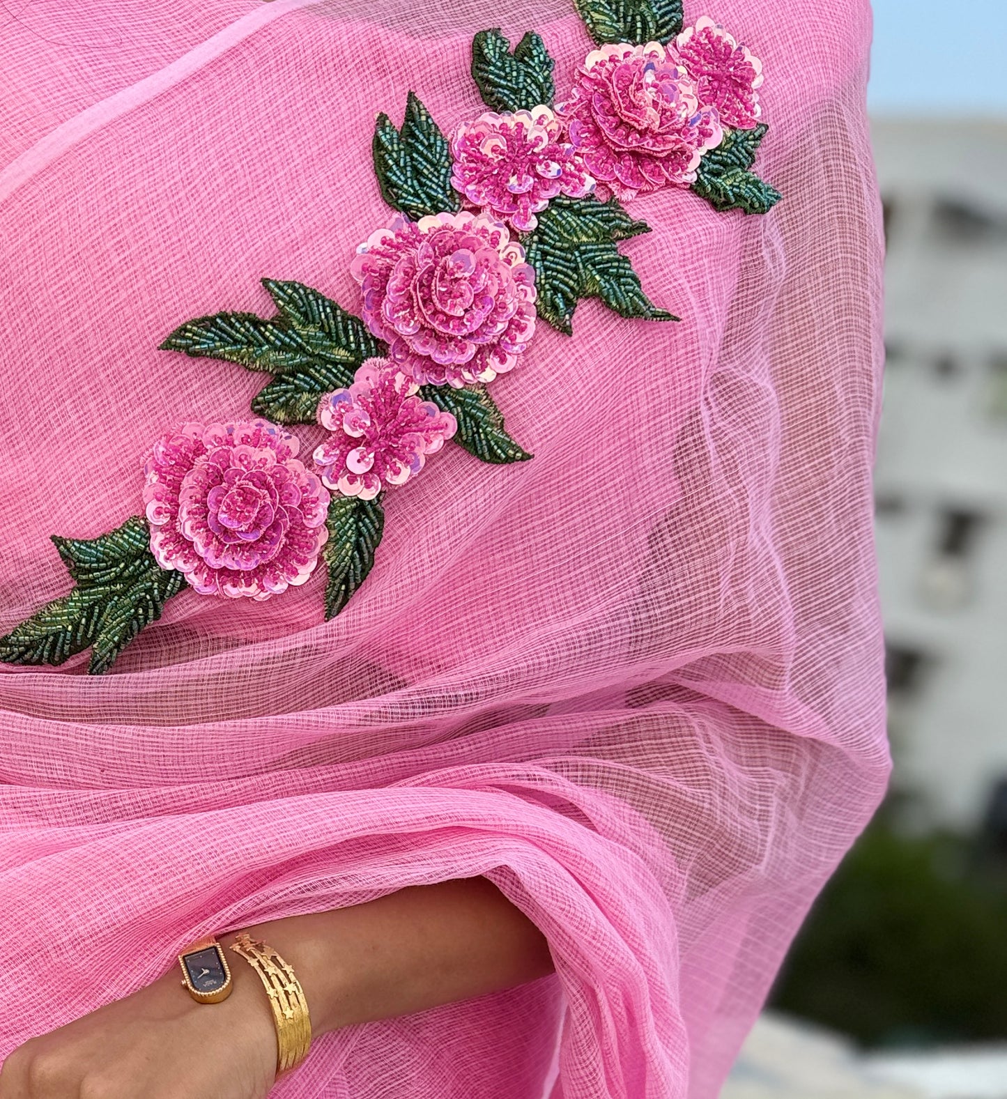 Rosé Bloom-Kota saree